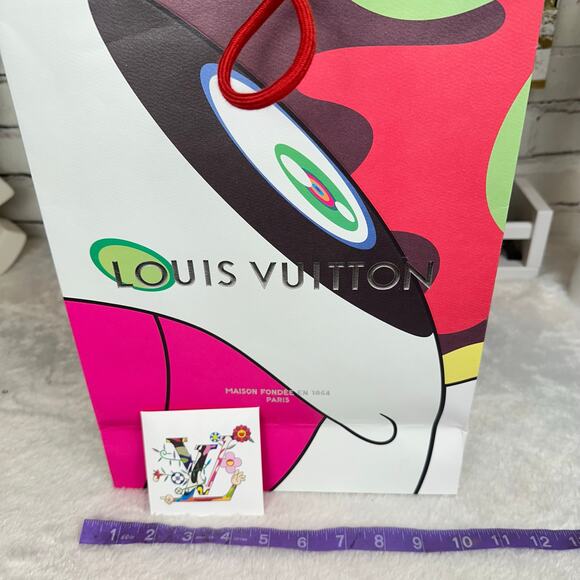 Louis Vuitton X Takashi Murakami Bag GIFT SET! Stickers included & Keychain - Picture 7 of 7